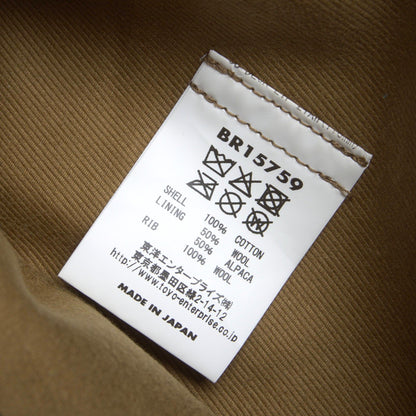 BUZZ RICKSON'S 40s Deck Zip Jacket Alpaca Lined Size XXS