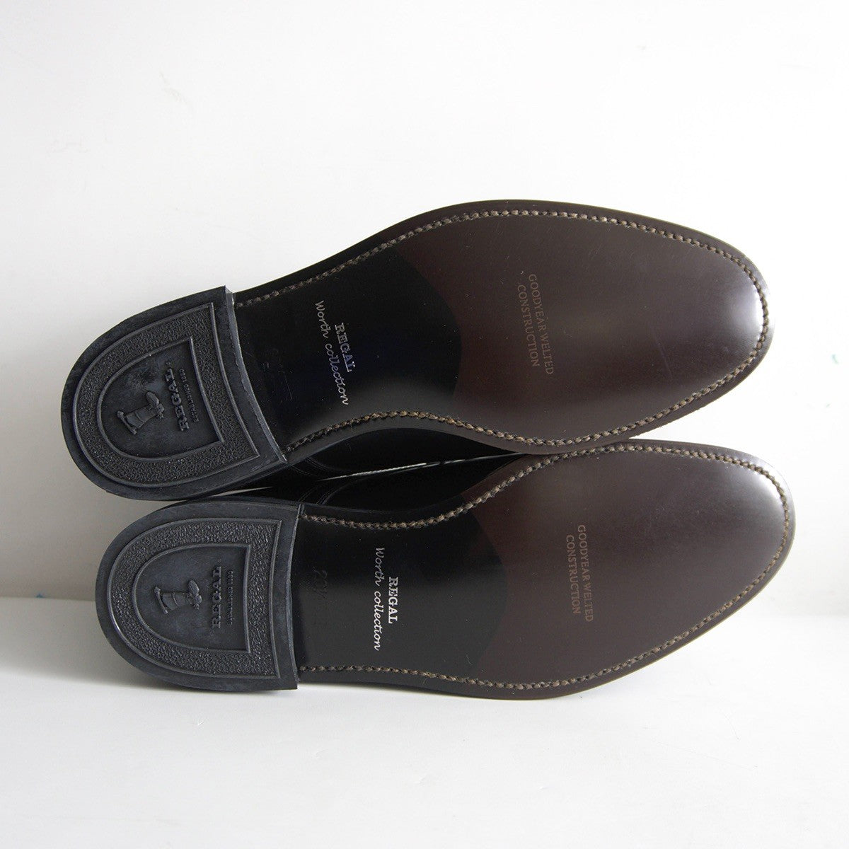 REGAL worth collection Plain Toe Leather Shoes Size 8.5