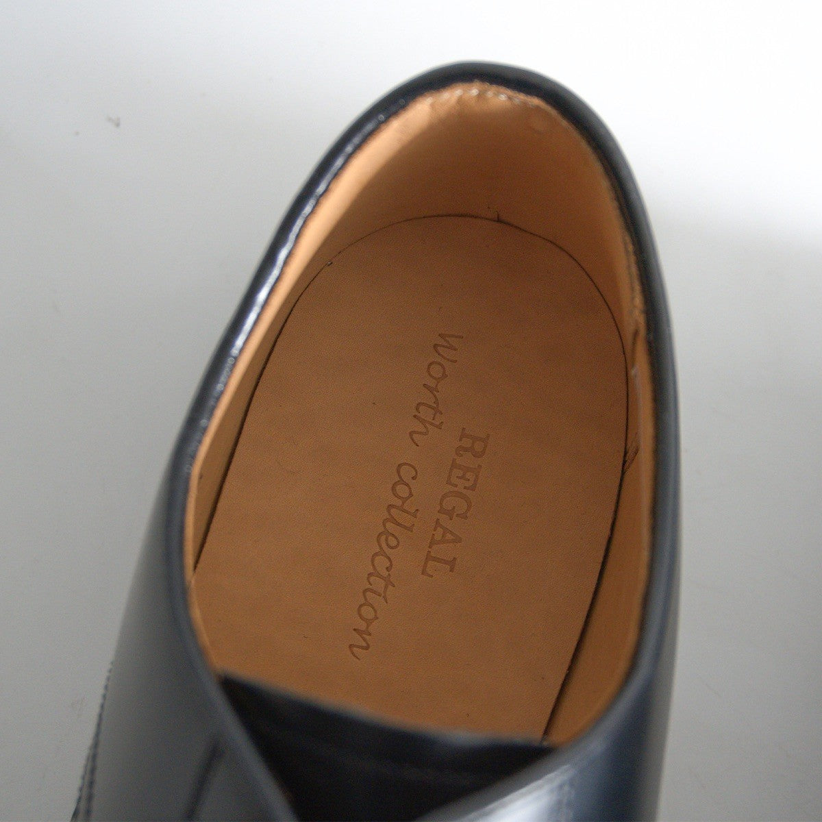 REGAL worth collection Plain Toe Leather Shoes Size 8.5