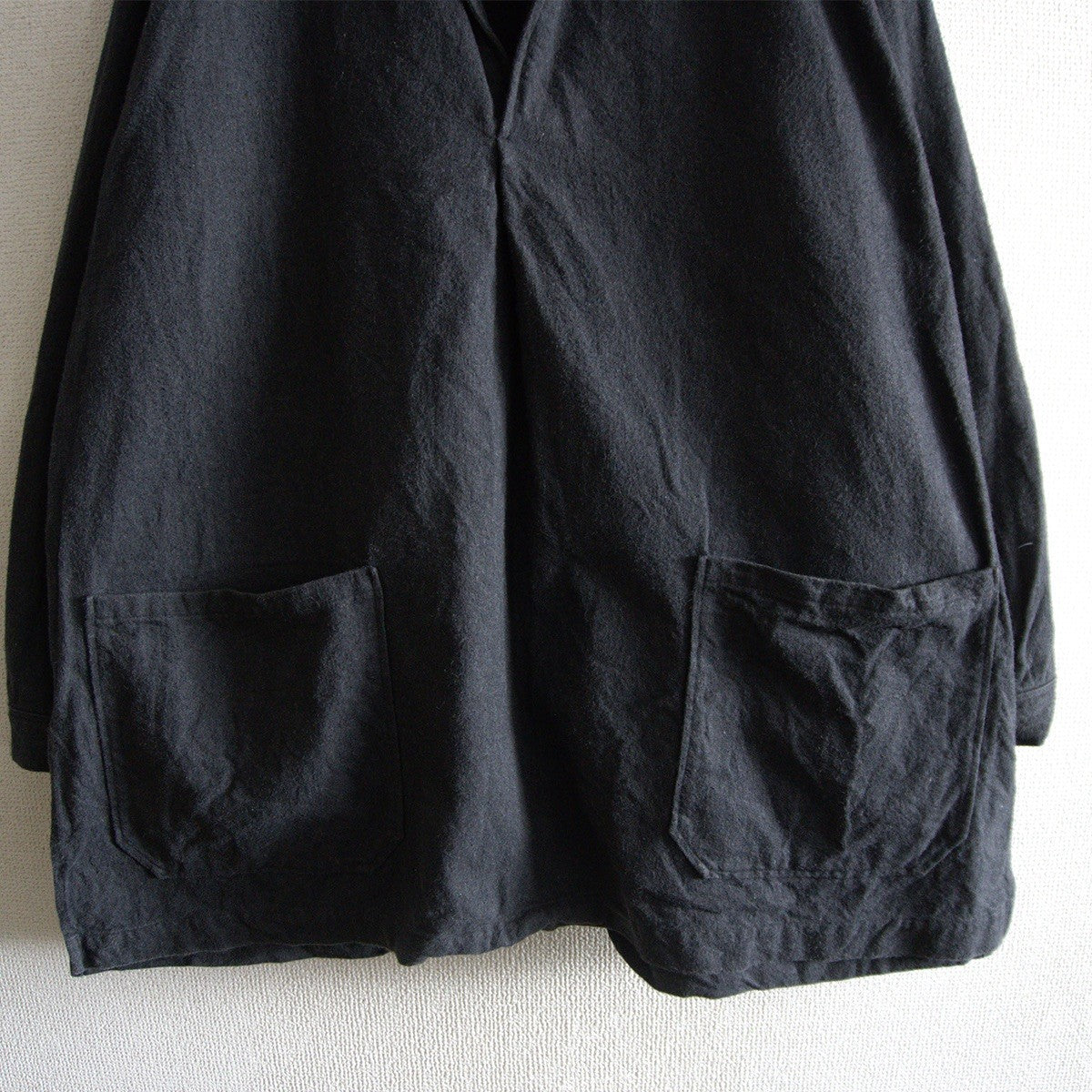 Y's for men Cotton Pullover Shirt Jacket Black Size XXL