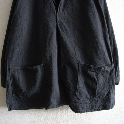 Y's for men Cotton Pullover Shirt Jacket Black Size XXL