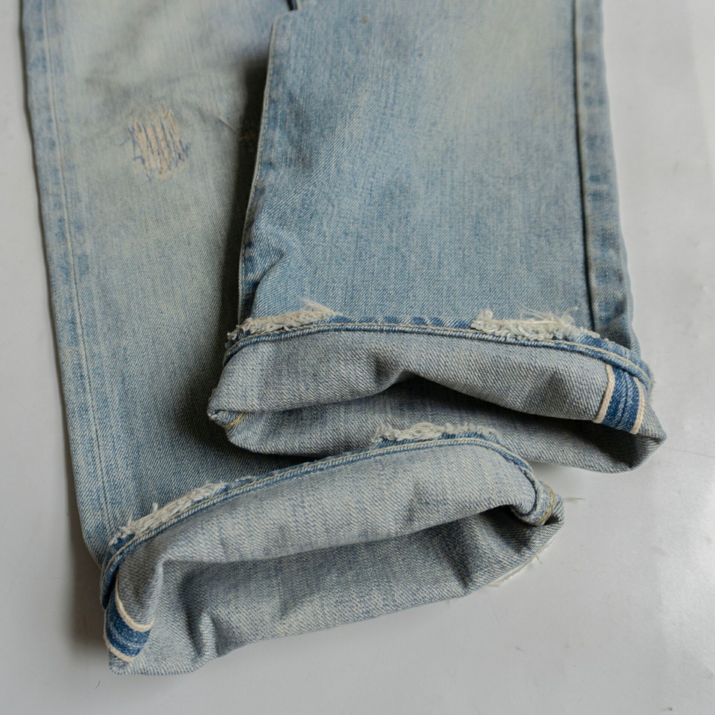 RRL Studded Vintage Wash Denim Pants Size 32×32