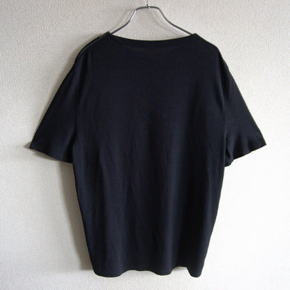 PRADA Black Shoulder Zip Cut & Sew Top Size M