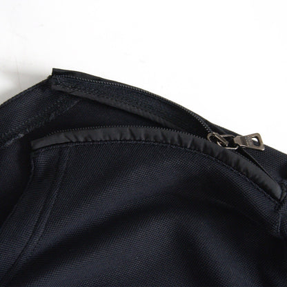 PRADA Black Shoulder Zip Cut & Sew Top Size M