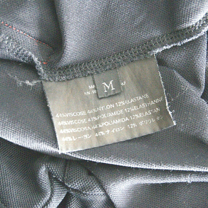 PRADA Black Shoulder Zip Cut & Sew Top Size M
