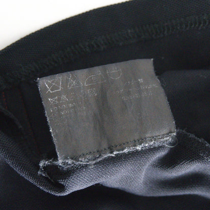 PRADA Black Shoulder Zip Cut & Sew Top Size M