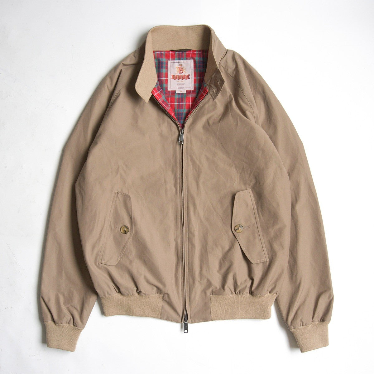 BARACUTA G9 Swingtop Harrington Jacket Tan Size S