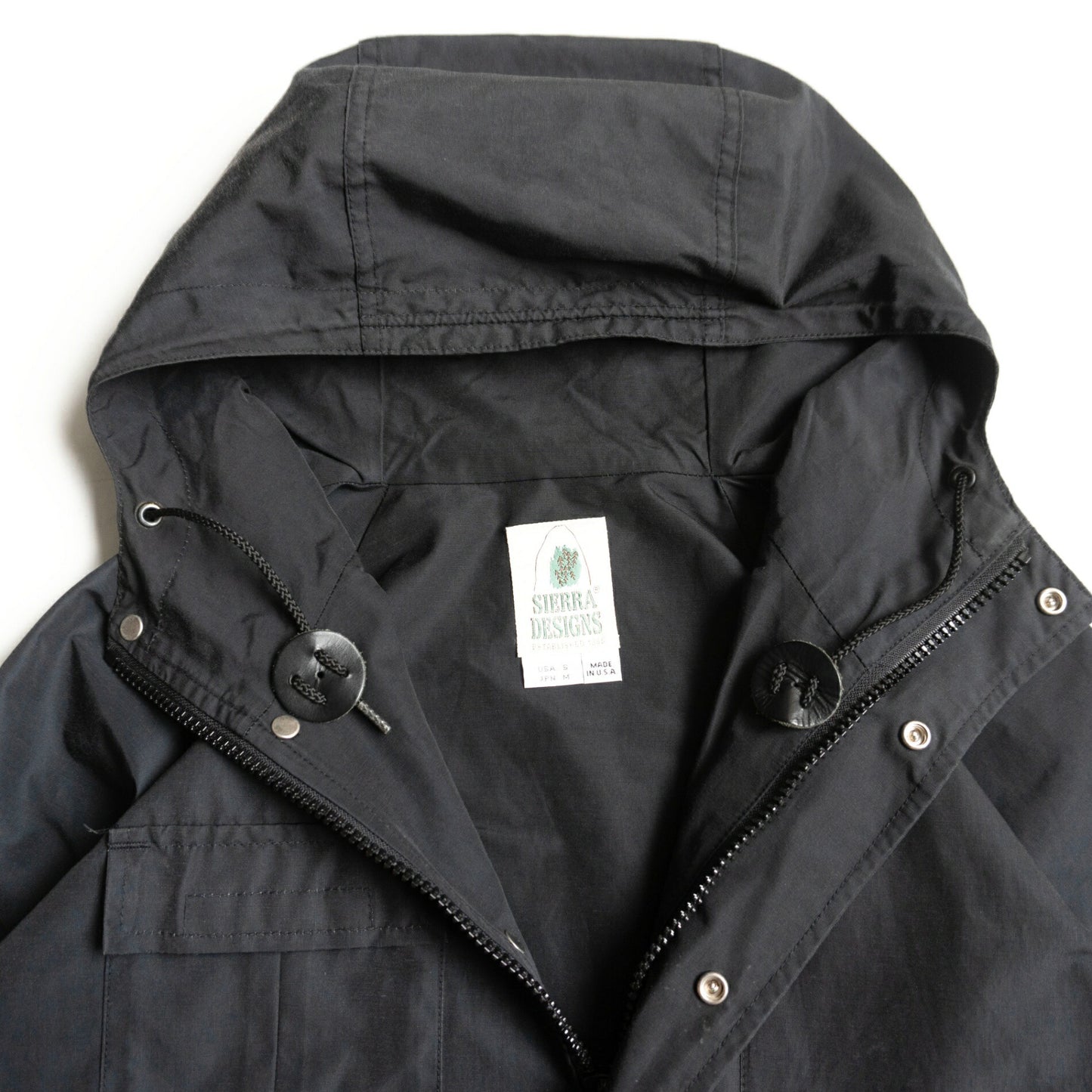 Sierra Designs USA 60/40 Cloth Mountain Parka Black Size S