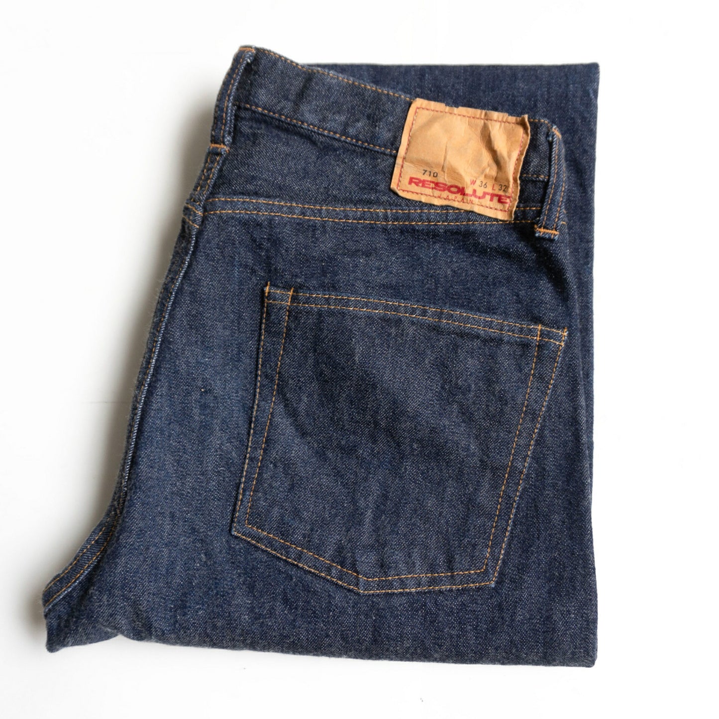 RESOLUTE 710 Dark Indigo Denim Pants Made in Size 36×32