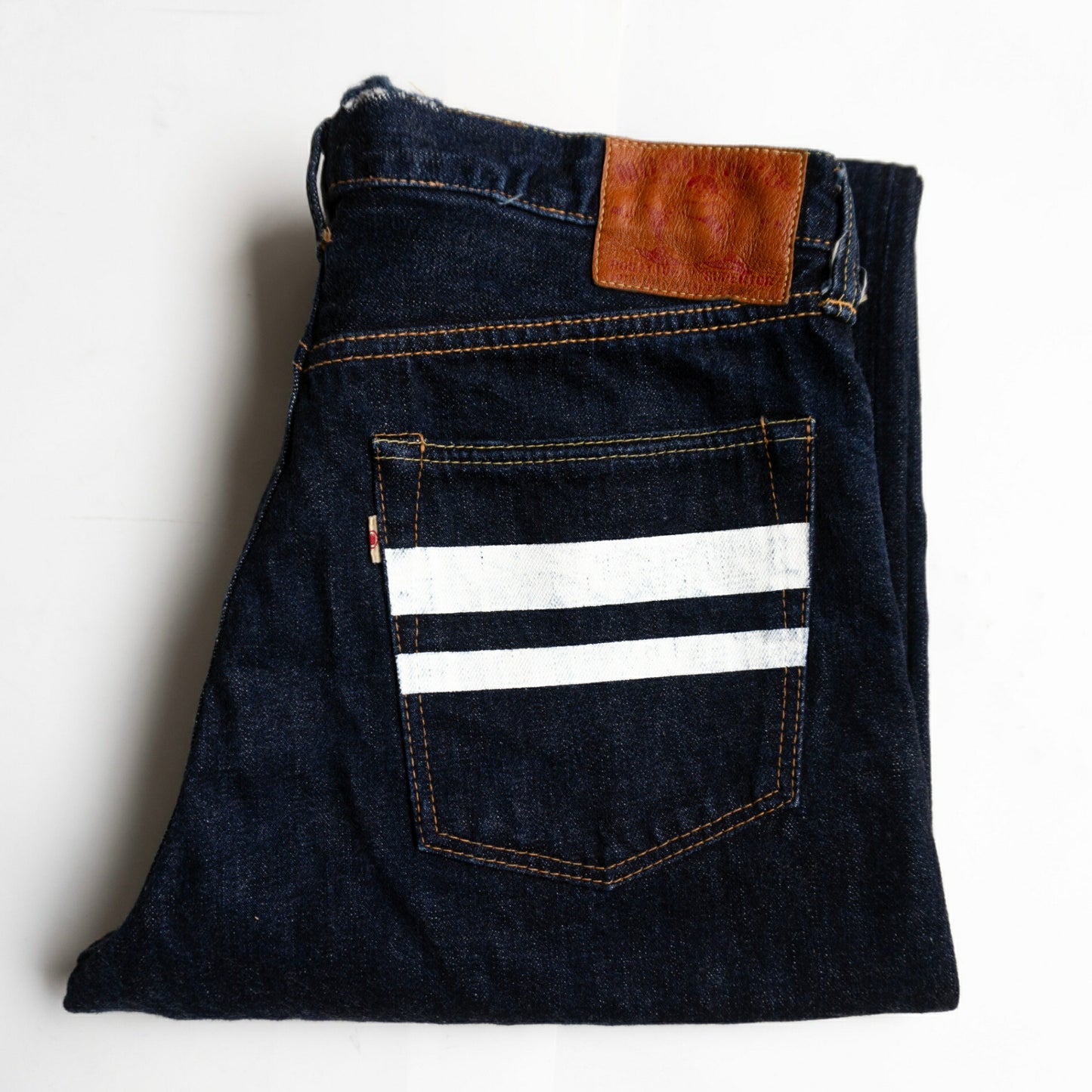 Momotaro Jeans 0105SP Deep Indigo Tapered Denim Size 36