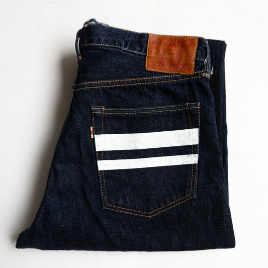 Momotaro Jeans 0105SP Deep Indigo Tapered Denim Size 36