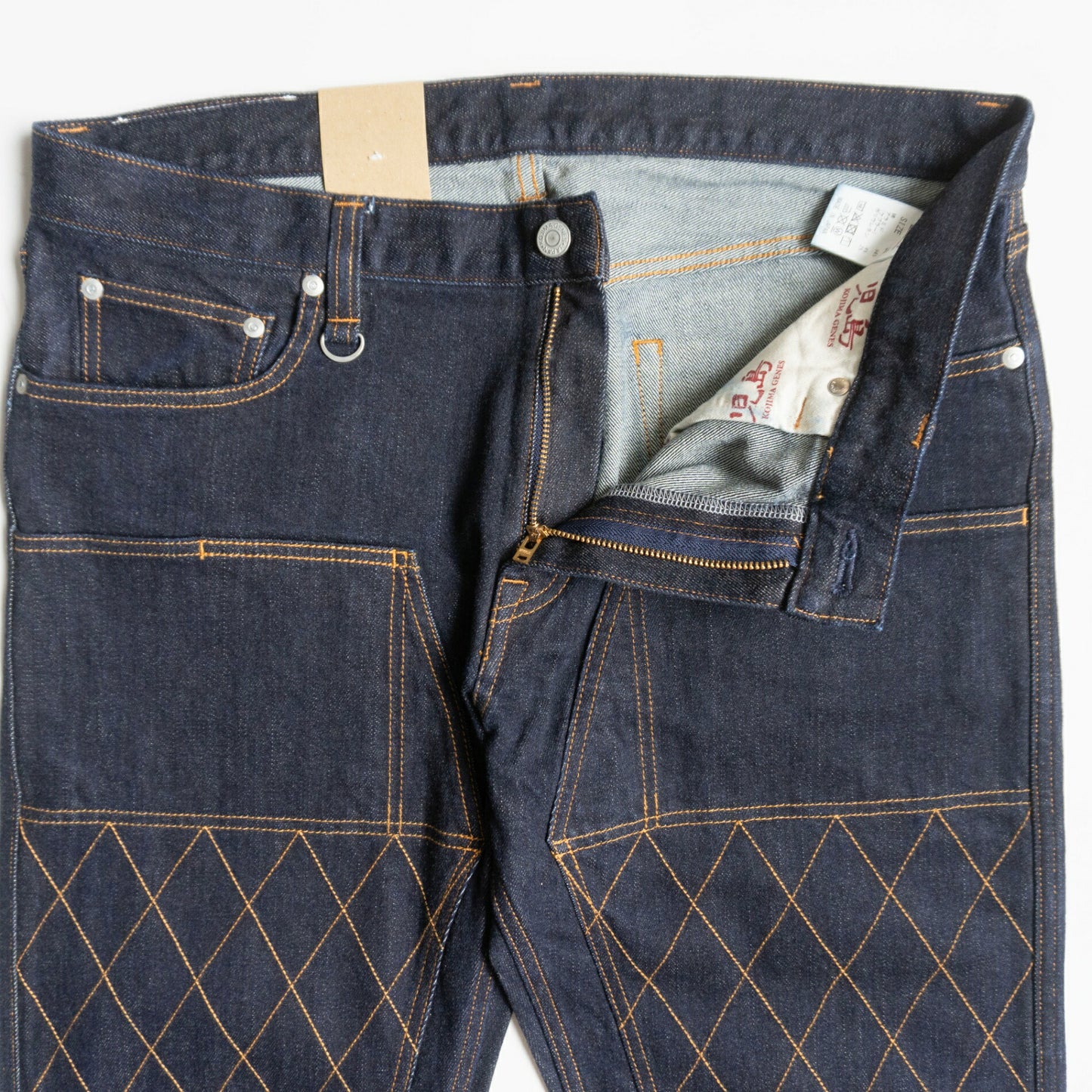 KOJIMA GENES 13.5oz Kevlar Stretch Double Knee Denim Size 38