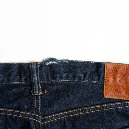 Momotaro Jeans 0105SP Deep Indigo Tapered Denim Size 36