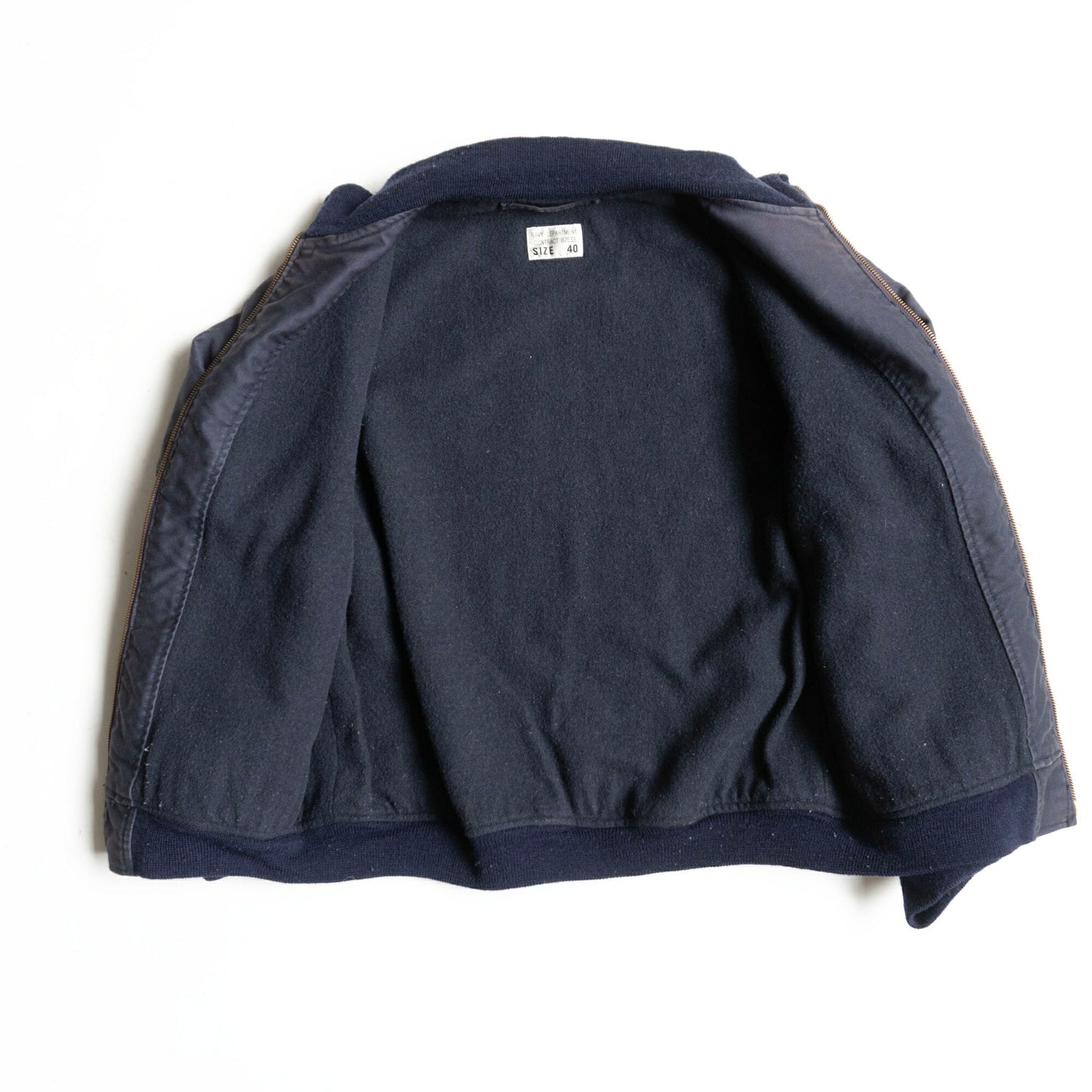 BUZZ RICKSON DECK ZIP NAVY DEPARTMENT Jacket Size XXS