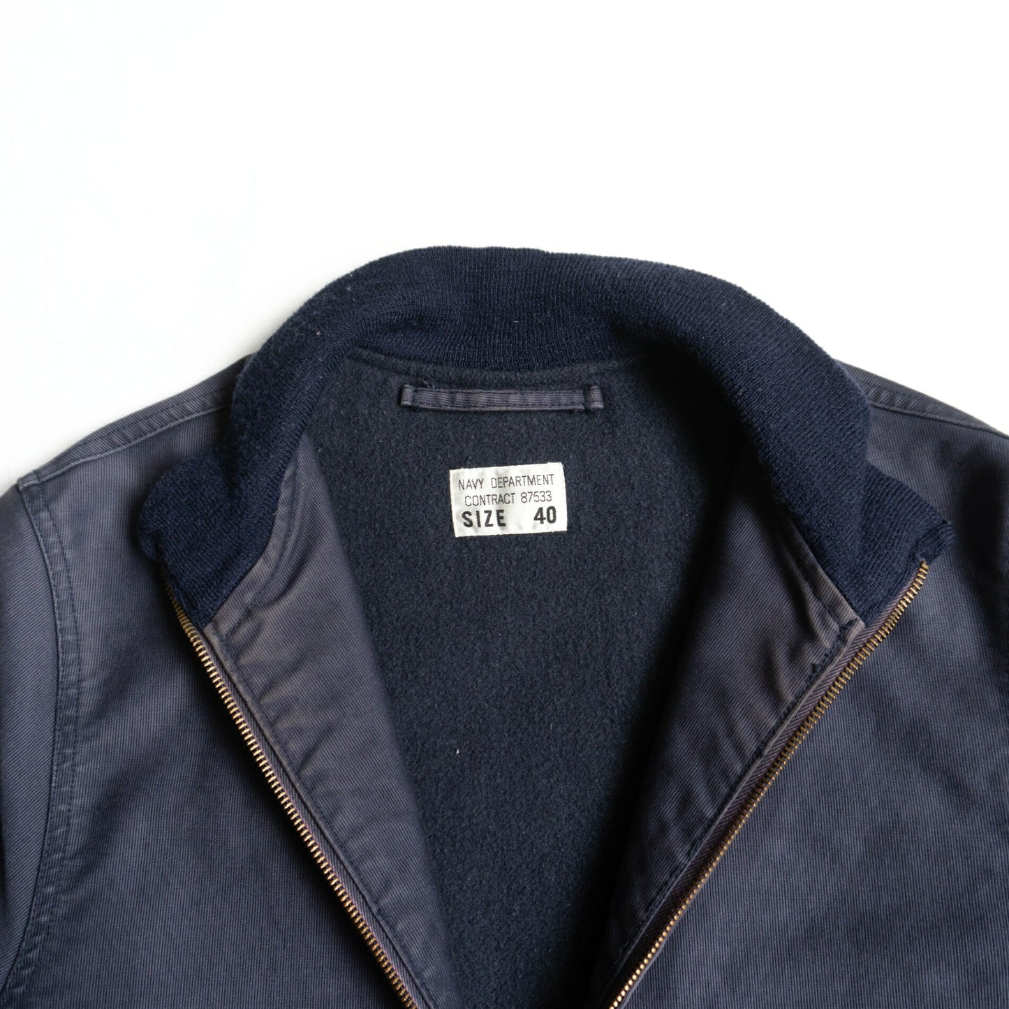 BUZZ RICKSON DECK ZIP NAVY DEPARTMENT Jacket Size XXS