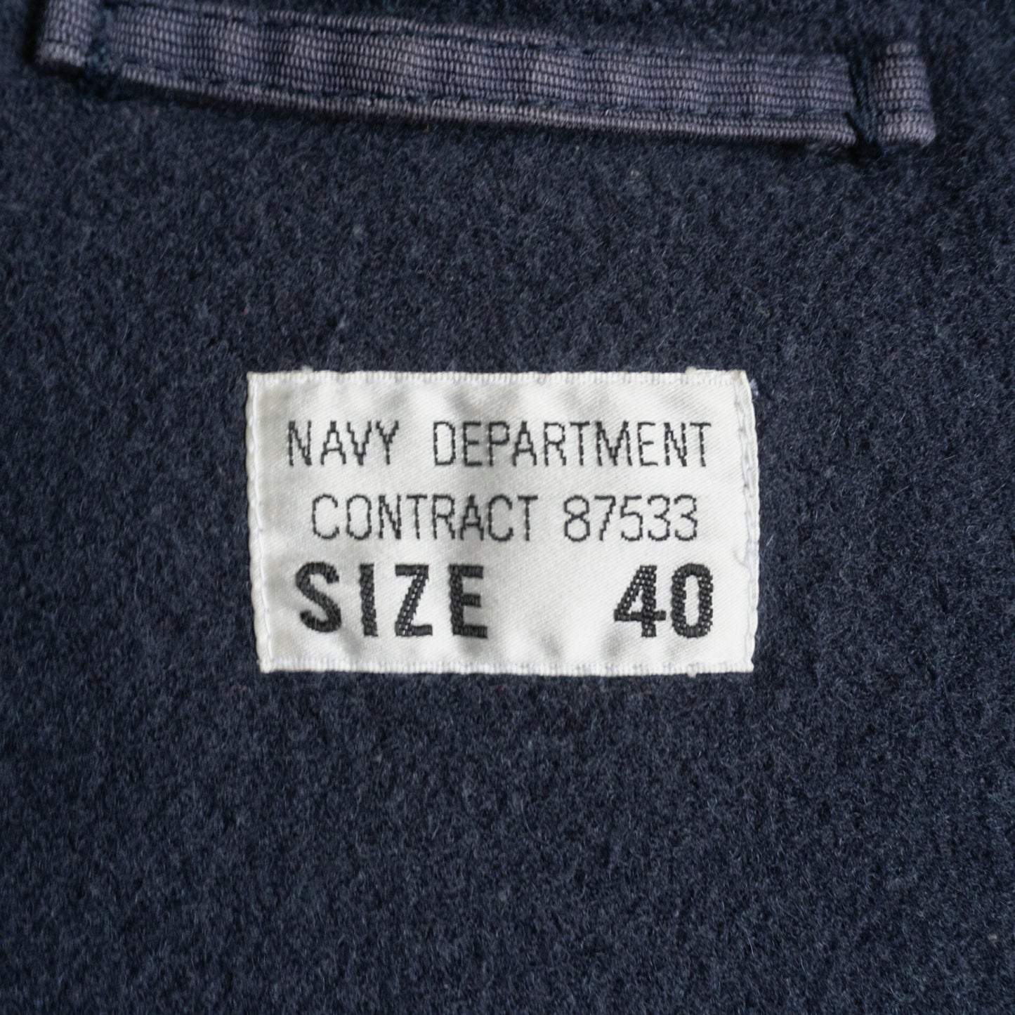 BUZZ RICKSON DECK ZIP NAVY DEPARTMENT Jacket Size XXS