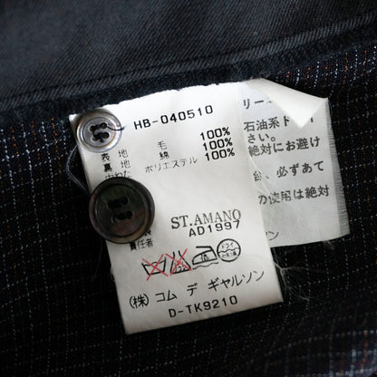 COMME des GARCONS HOMME 90s Open Collar Shirt Size XXL