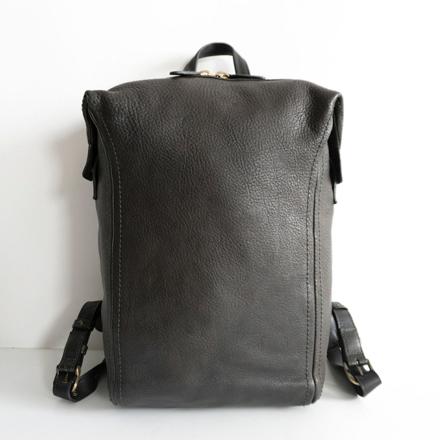 Tsuchiya Kaban Tone Oil Nume Leather Backpack Size ONE SIZE