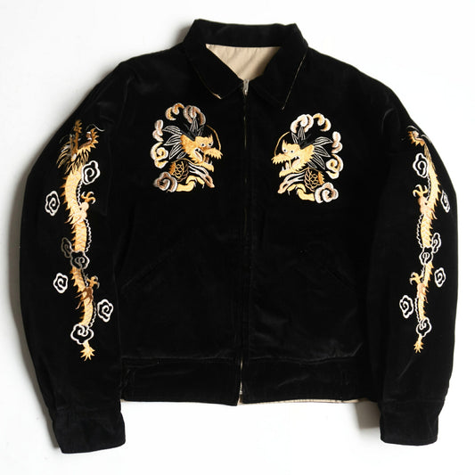 TAILOR TOYO Velveteen Reversible Souvenir Jacket Size L