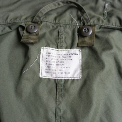 US ARMY 70s M-65 Fishtail Mods Parka Size XS