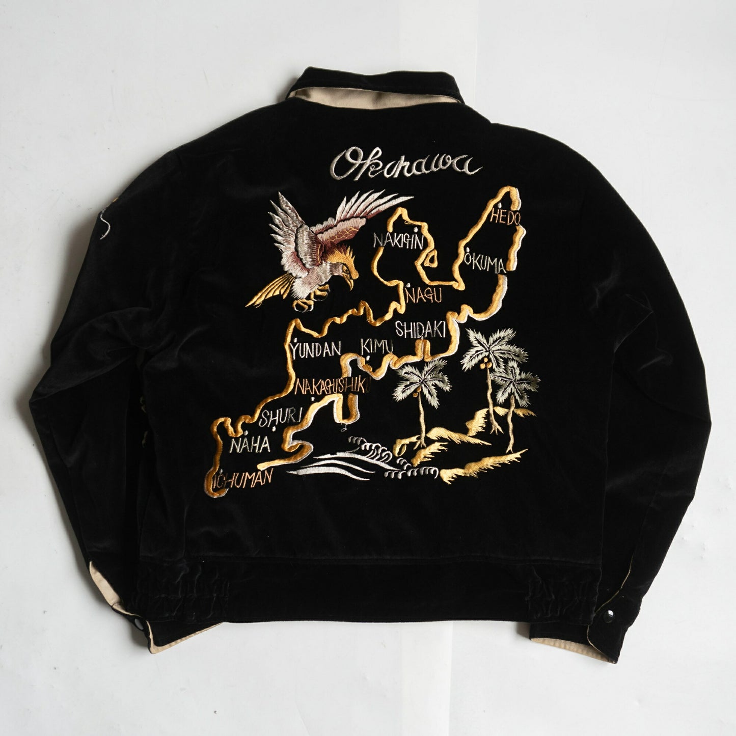 TAILOR TOYO Velveteen Reversible Souvenir Jacket Size L