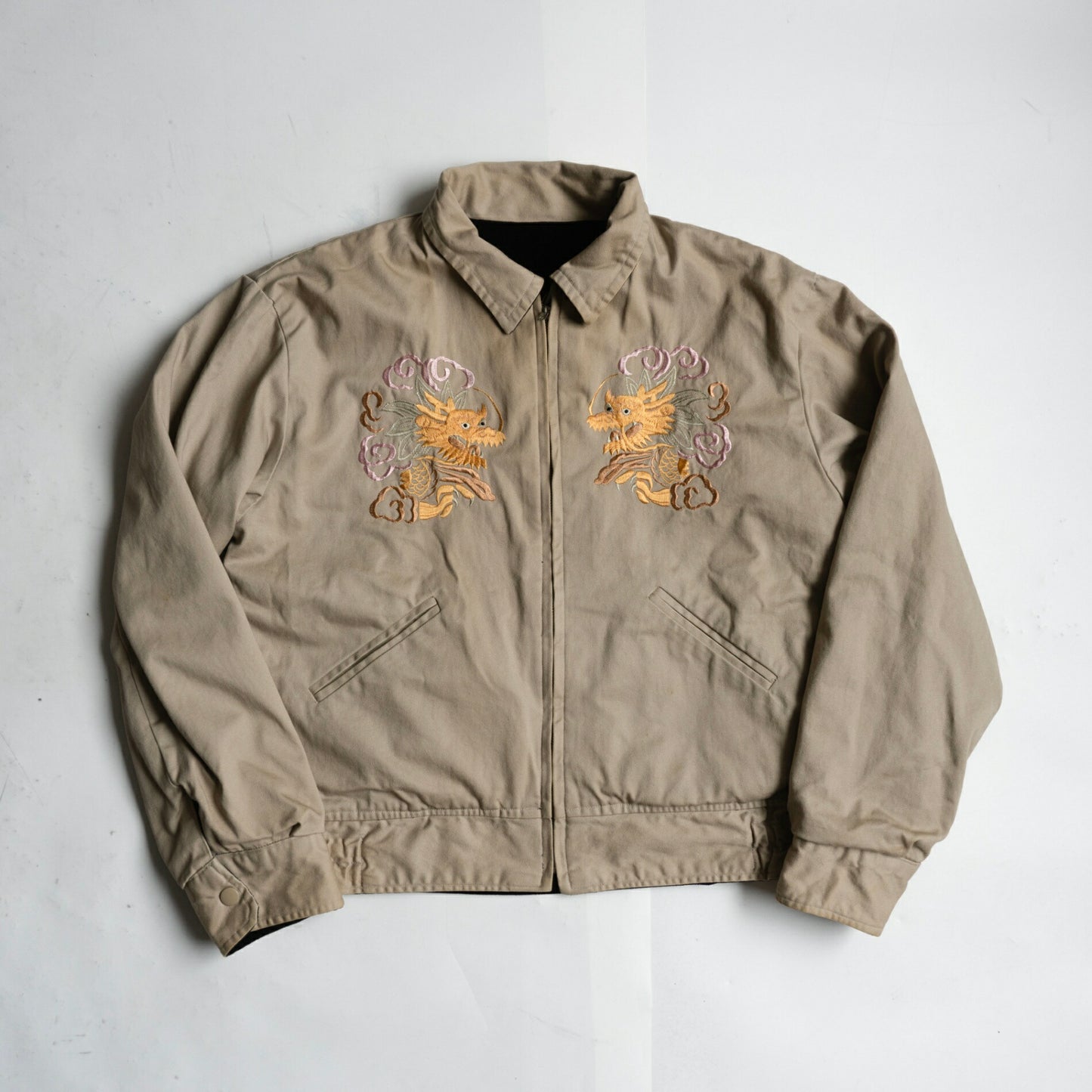 TAILOR TOYO Velveteen Reversible Souvenir Jacket Size L