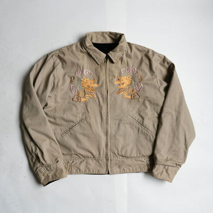 TAILOR TOYO Velveteen Reversible Souvenir Jacket Size L