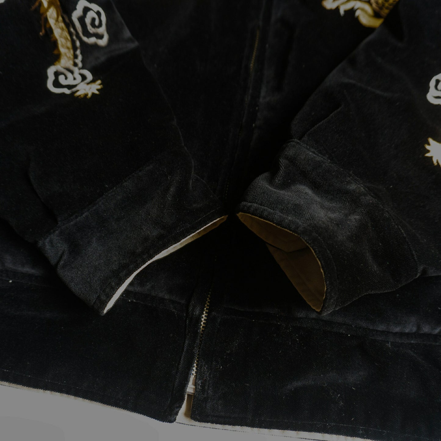 TAILOR TOYO Velveteen Reversible Souvenir Jacket Size L