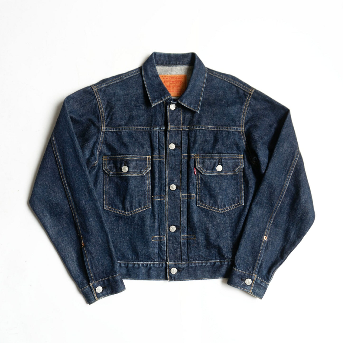LEVI'S 507XX Big E 2nd Type Denim Jacket Dark Indigo Size 38