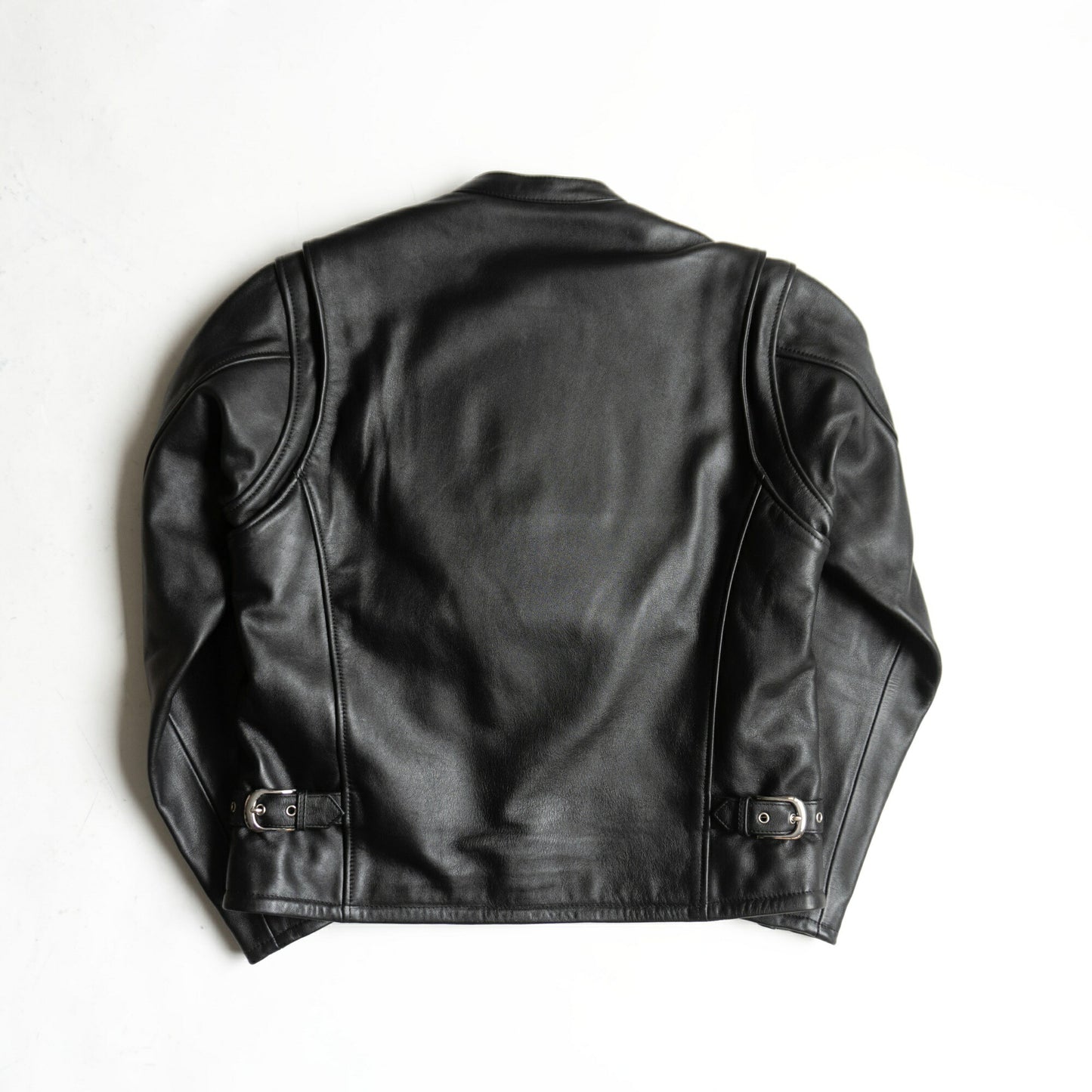 KADOYA Black Cowhide Single Riders Jacket Size 3L