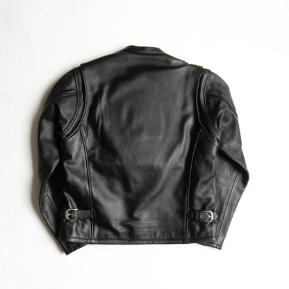 KADOYA Black Cowhide Single Riders Jacket Size 3L
