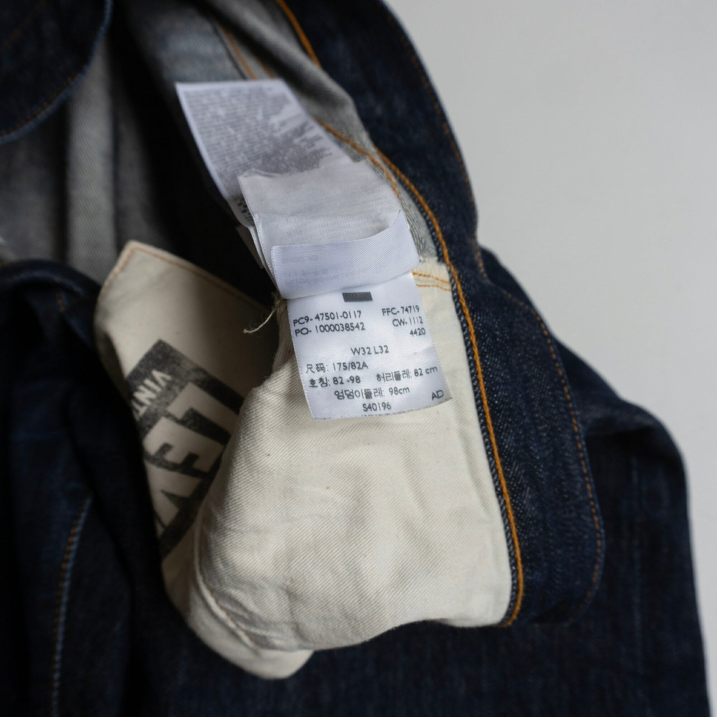 LEVI'S VINTAGE CLOTHING 47501 501XX USA Denim Size 32×32
