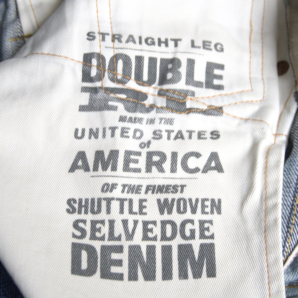 RRL Straight-Leg Jeans Made in USA Size 32×32
