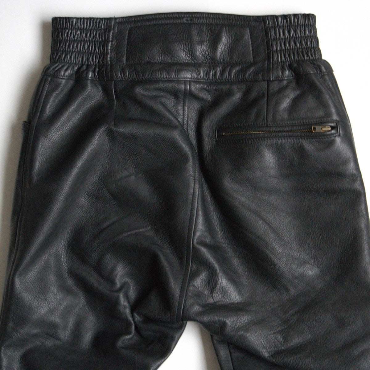 KUSHITANI Thick Cowhide Leather Motorcycle Pants Size LL