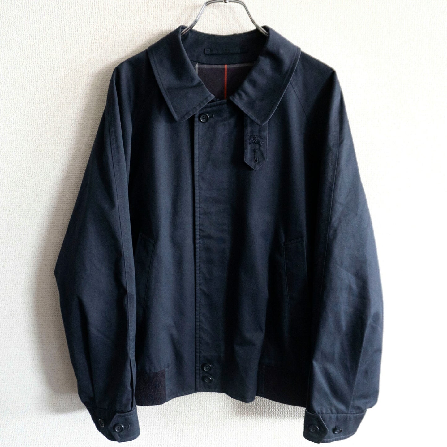BURBERRYS Navy Swing Top Jacket Made in England Size L