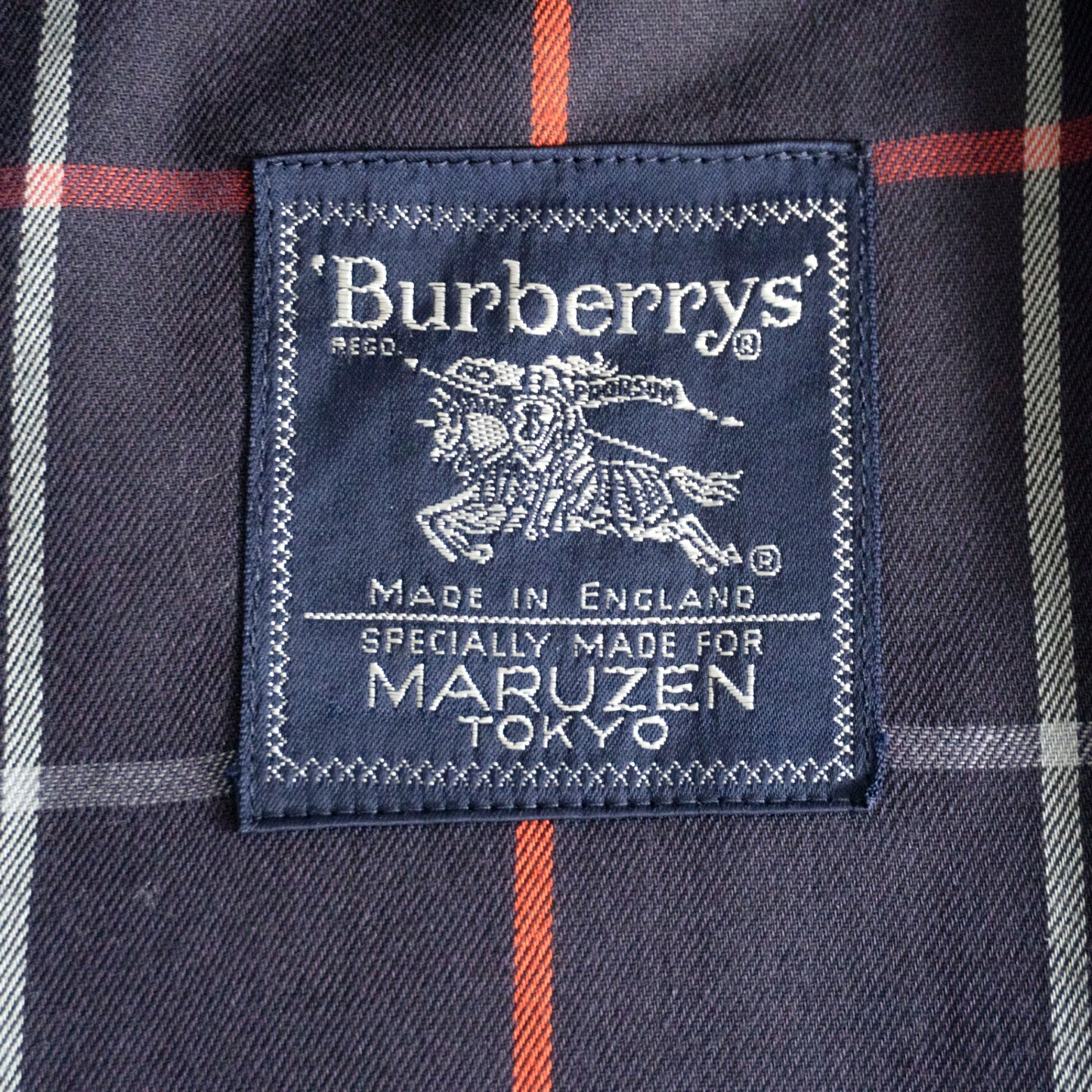 BURBERRYS Navy Swing Top Jacket Made in England Size L