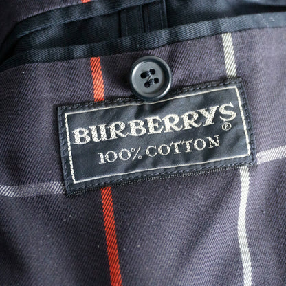 BURBERRYS Navy Swing Top Jacket Made in England Size L
