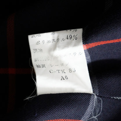 BURBERRYS Navy Swing Top Jacket Made in England Size L