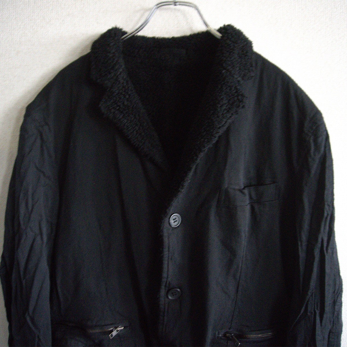 COMME des GARCONS HOMME Poly Shrink Boa Lining Jacket Size M