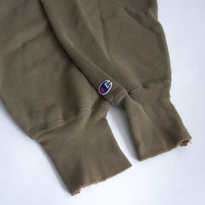 CHAMPION 90s USA Reverse Weave Sweatshirt Khaki Size L