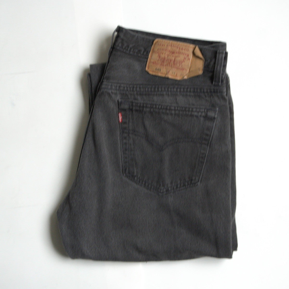 LEVI'S 501 Overdyed Black Denim Pants Size 34×30