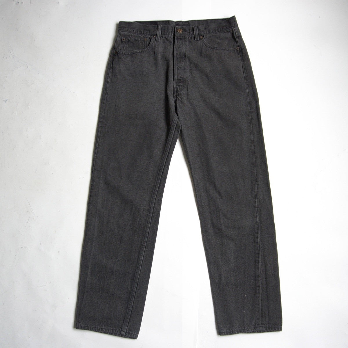 LEVI'S 501 Overdyed Black Denim Pants Size 34×30