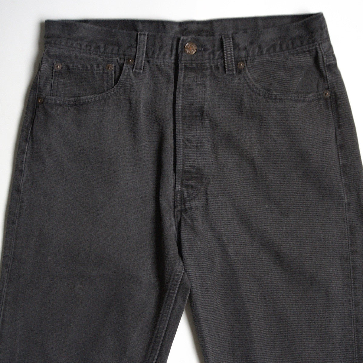 LEVI'S 501 Overdyed Black Denim Pants Size 34×30