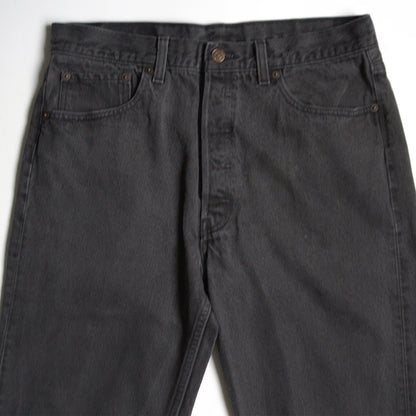 LEVI'S 501 Overdyed Black Denim Pants Size 34×30