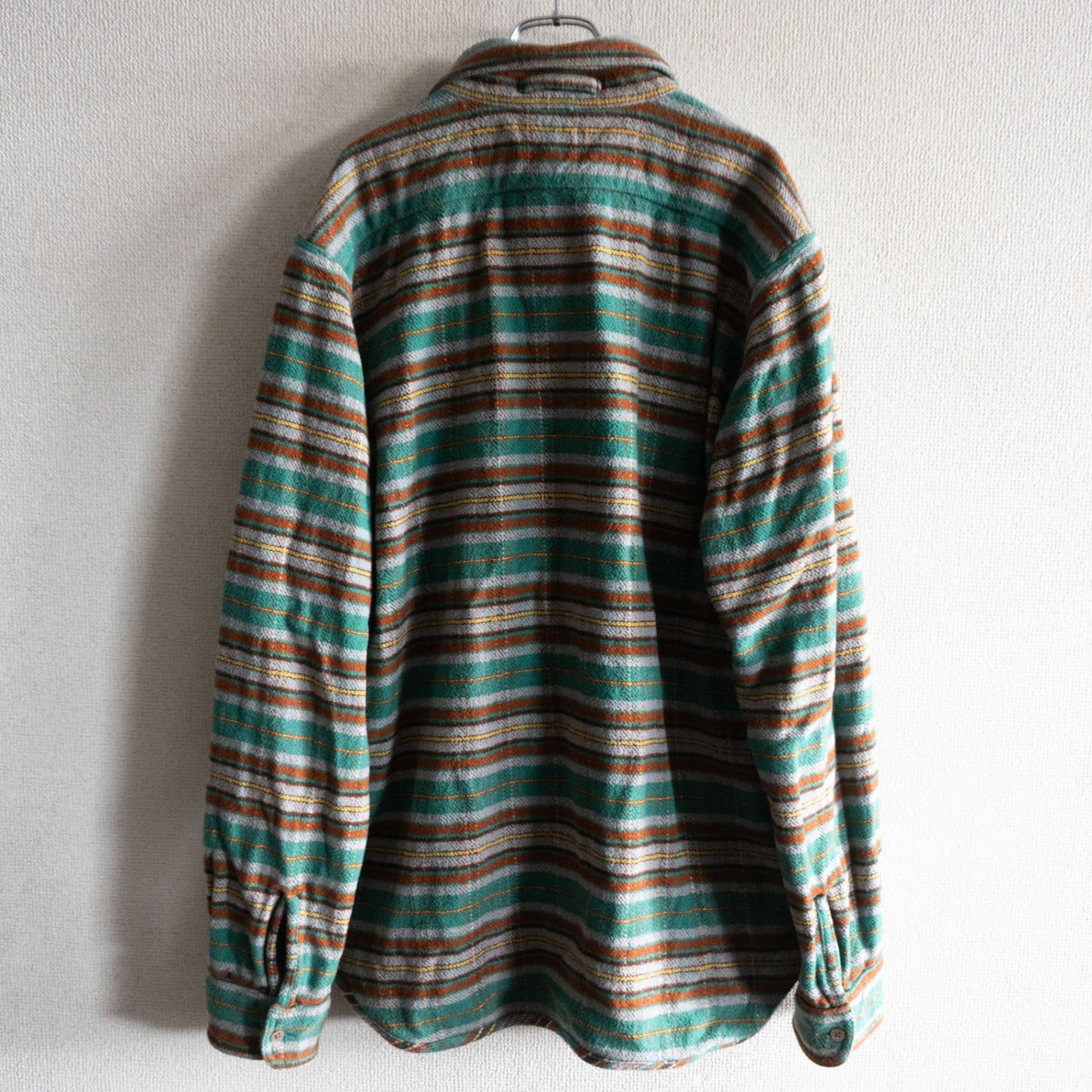 NIGEL CABOURN Reversible Heavy Flannel Check Shirt Size XXL