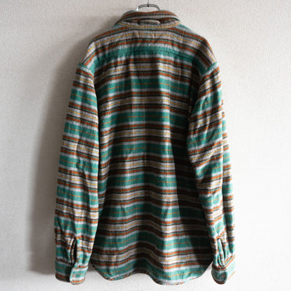 NIGEL CABOURN Reversible Heavy Flannel Check Shirt Size XXL