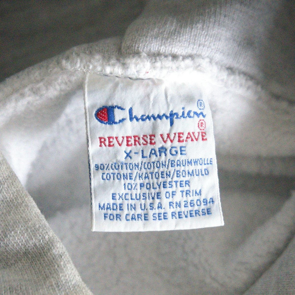 CHAMPION 90s USA Reverse Weave Hoodie Size XL
