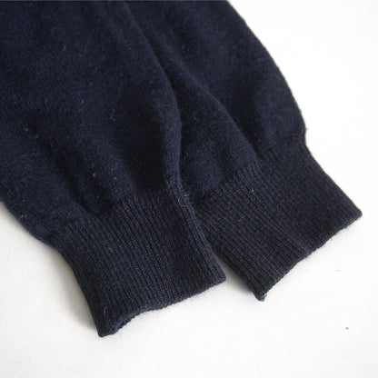 GOOD ENOUGH Navy Wool Nylon Bi-Color Cardigan Size M