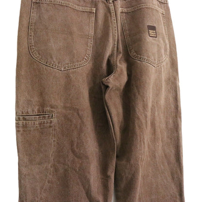 MARITHE + FRANCOIS GIRBAUD 00s Baggy Pants Brown Size 38