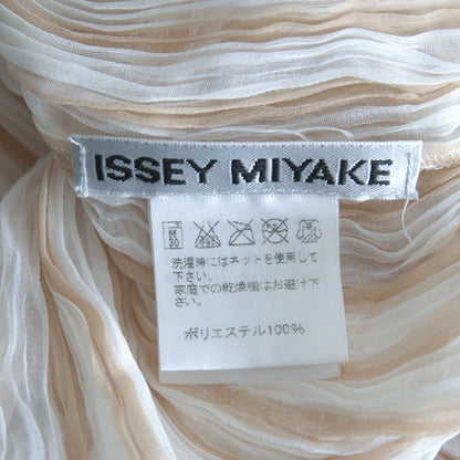 ISSEY MIYAKE Stripe Crinkle Pleats Blouse Size 3
